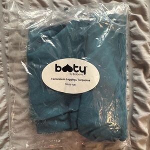 Booty by Brabants Turquoise Textureless Leggings